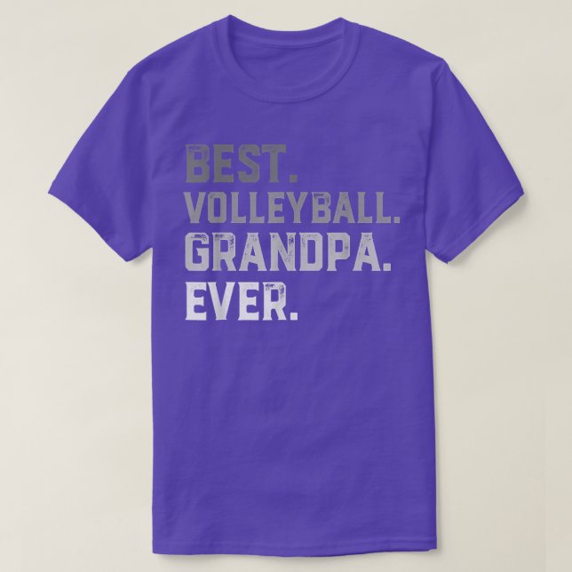Camiseta Mejor Abuelo De Voleibol Que Nunca Para Hombres T  (Diseño del anverso)