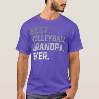 Camiseta Mejor Abuelo De Voleibol Que Nunca Para Hombres T