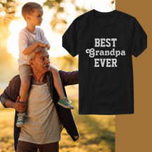 Mejor Abuelo del Mundo Día del Padre Texto Blanco