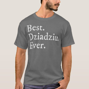 Camiseta Mejor Abuelo del Mundo en Polaco Regalo