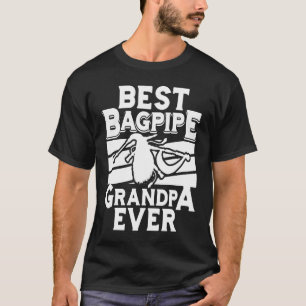 Camiseta Mejor abuelo gaitero de todos los tiempos gaitero