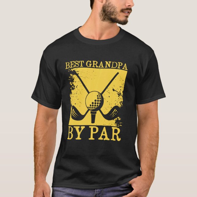Camiseta Mejor Abuelo Gracioso De Par Golf Fanatic Golf (Anverso)