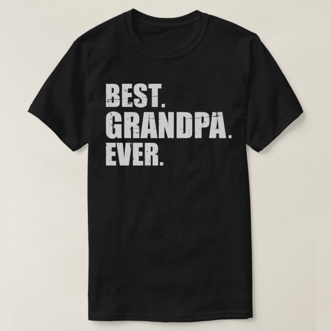Camiseta Mejor abuelo jamás (Diseño del anverso)