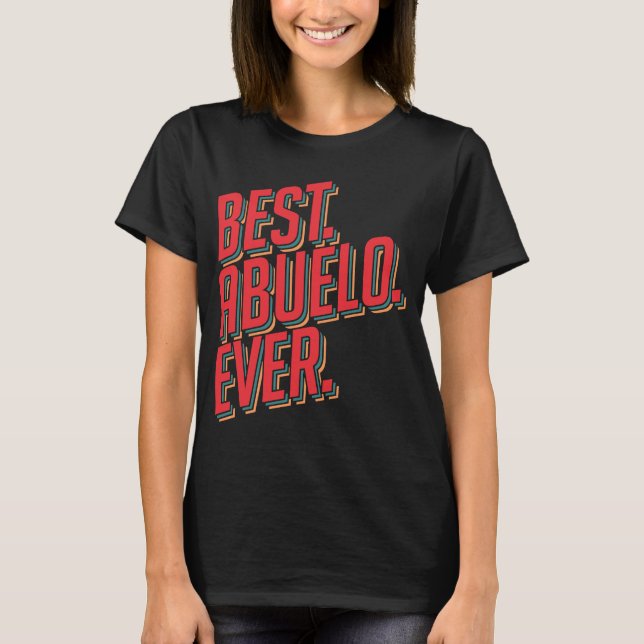 Camiseta Mejor Abuelo jamás Abuelo (Anverso)