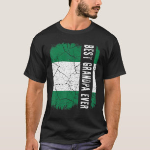 Camiseta Mejor abuelo nigeriano que padre abuelo de Nigeria