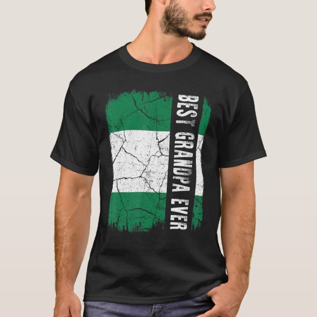 Camiseta Mejor abuelo nigeriano que padre abuelo de Nigeria (Anverso)