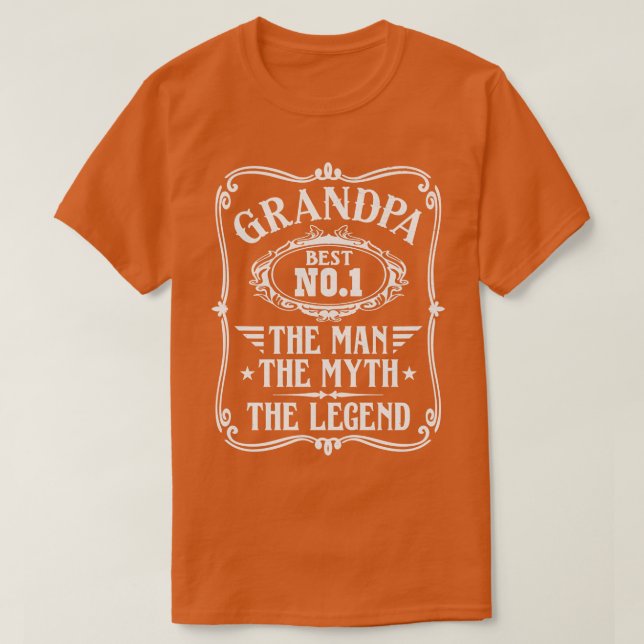 Camiseta Mejor abuelo no 1 1 (Diseño del anverso)
