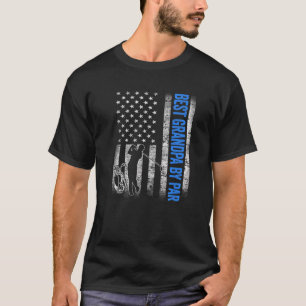 Camiseta Mejor abuelo para hombres por parte de padre de ba