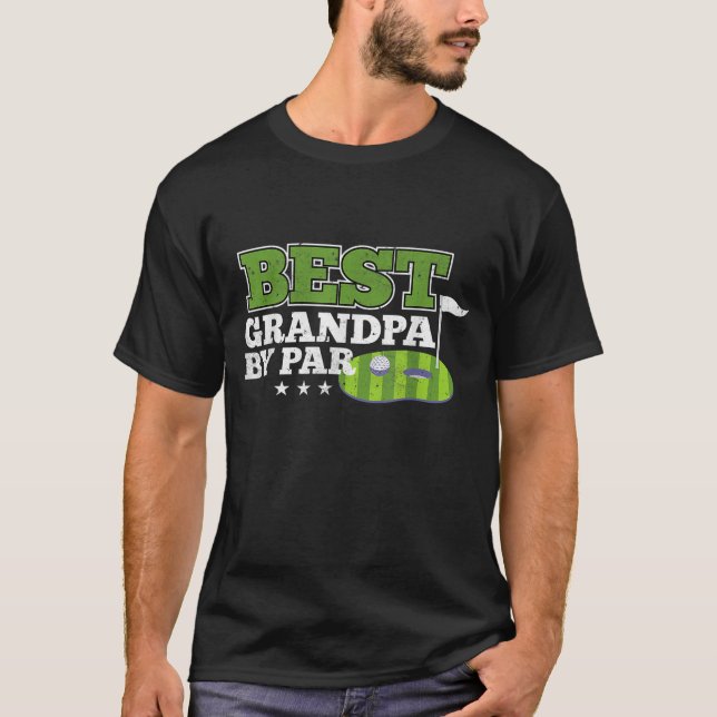 Camiseta Mejor Abuelo por el Día del Padre Par Golf Grandad (Anverso)