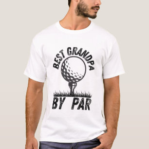 Camiseta Mejor abuelo por Par, divertido golf para hombres