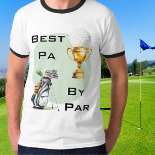 Camiseta Mejor Abuelo Por Par Golfista Papá Regalo del Día 