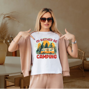 Camiseta Mejor acampando