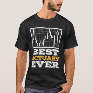 Camiseta Mejor Actuario Actuarios de Ciencia de Datos Estad