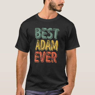 Camiseta Mejor Adán Hasta Divertido Nombre Personalizado Ad