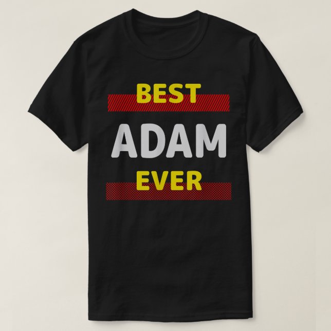 Camiseta Mejor Adán Jamás Amigos Nombre Buddy Nickname Pers (Diseño del anverso)