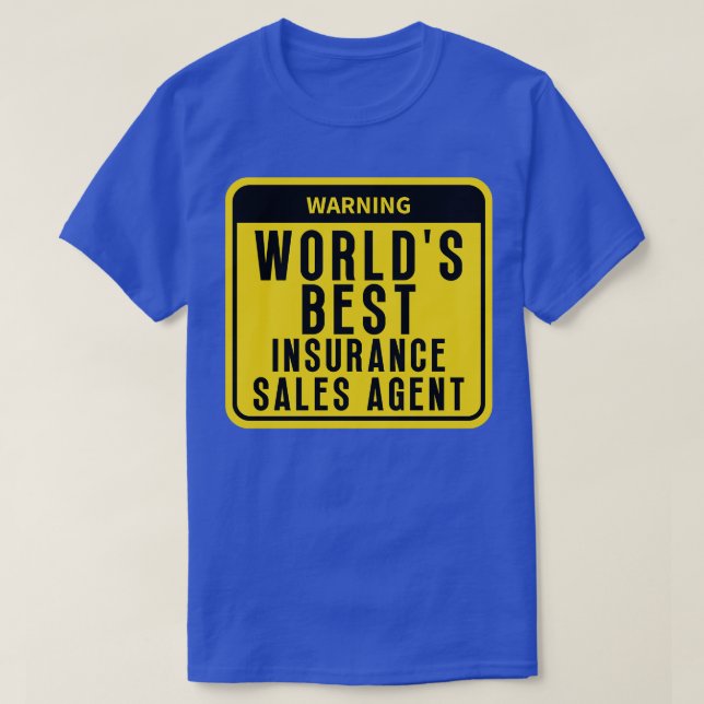 Camiseta Mejor agente de seguros 5 (Diseño del anverso)