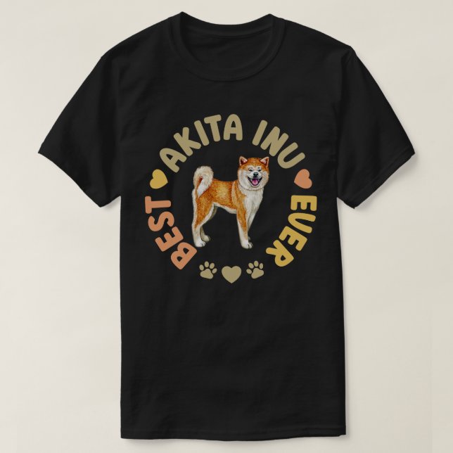 Camiseta Mejor Akita Inu (Diseño del anverso)