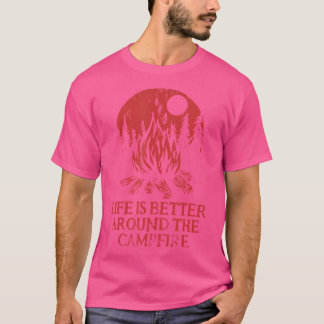Camiseta Mejor Alrededor Del Campfire Verano Camping Tropic