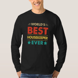 Camiseta Mejor Ama de Casa Retro del Mundo Jamás
