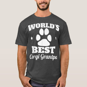 Camiseta Mejor amante del perro del abuelo de Corgi
