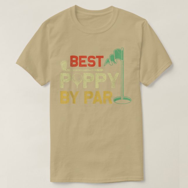 Camiseta Mejor amapola de Par Father's Day Golf Lov (Diseño del anverso)