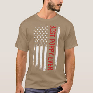 Camiseta Mejor amapola que nunca la bandera estadounidense 