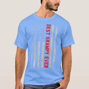 Camiseta Mejor Ame Patriótico de Grampy Ever Fathers Day Vi