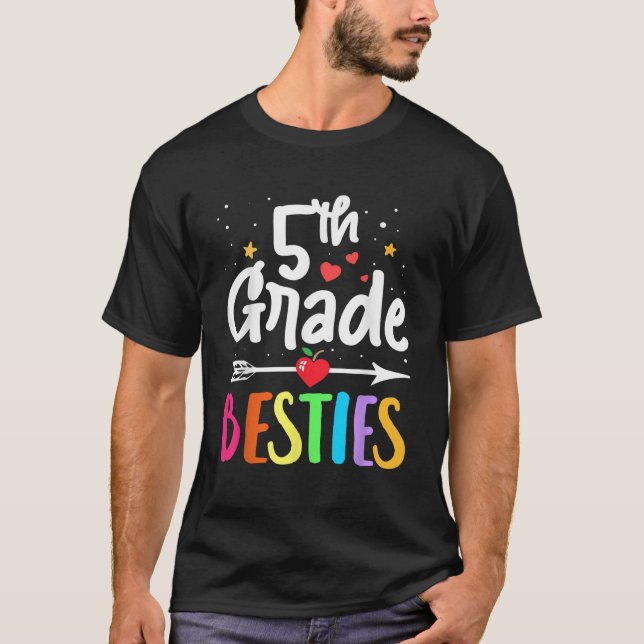 Camiseta Mejor amiga profesora de quinto grado que puede se (Anverso)
