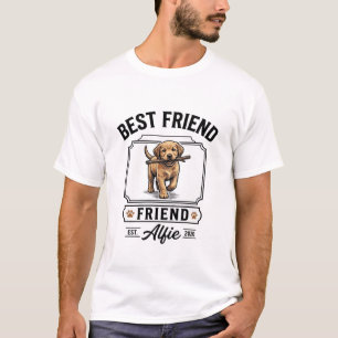 Camiseta Mejor amigo Alfie diseño vintage amante de los per