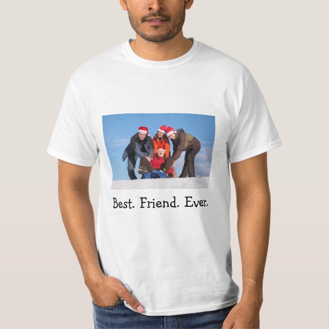 Camiseta Mejor Amigo, Amigos Personalizados. Foto (Anverso)
