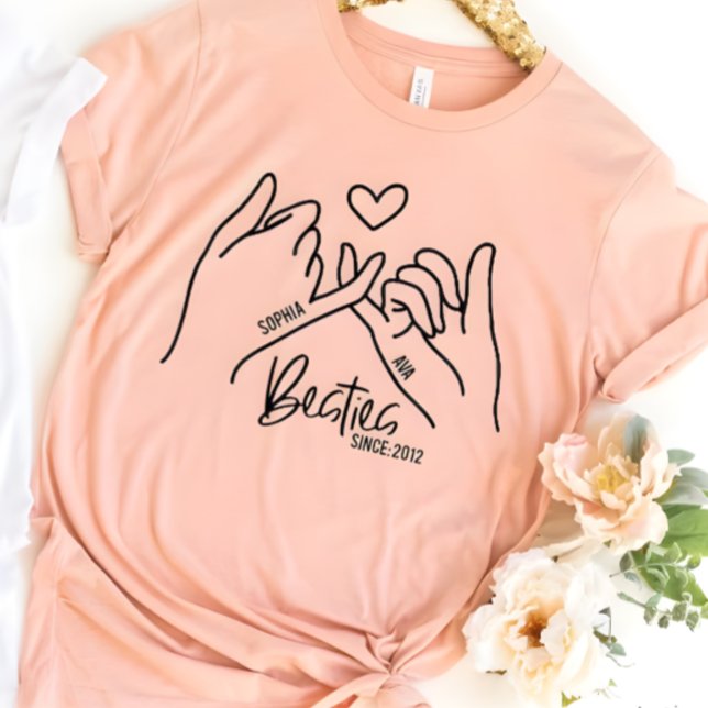 Camiseta Mejor Amigo Bestis Desde El Año Personalizado De R (Subido por el creador)