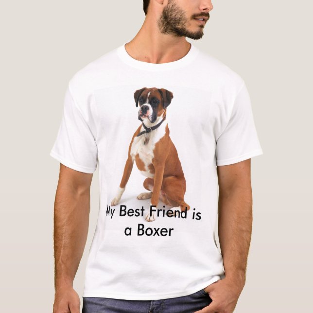Camiseta Mejor Amigo Boxer (Anverso)