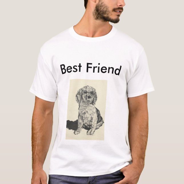 Camiseta Mejor Amigo Cocker Spaniel (Anverso)