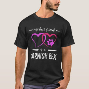 Camiseta Mejor Amigo Cornish Rex Cat Funny Cat Mom Gide Ide