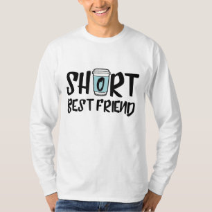 Camiseta Mejor Amigo Corto - Café Coincisivo para Latte BFF