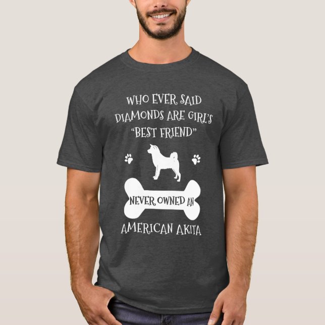 Camiseta Mejor amigo de Akita (Anverso)