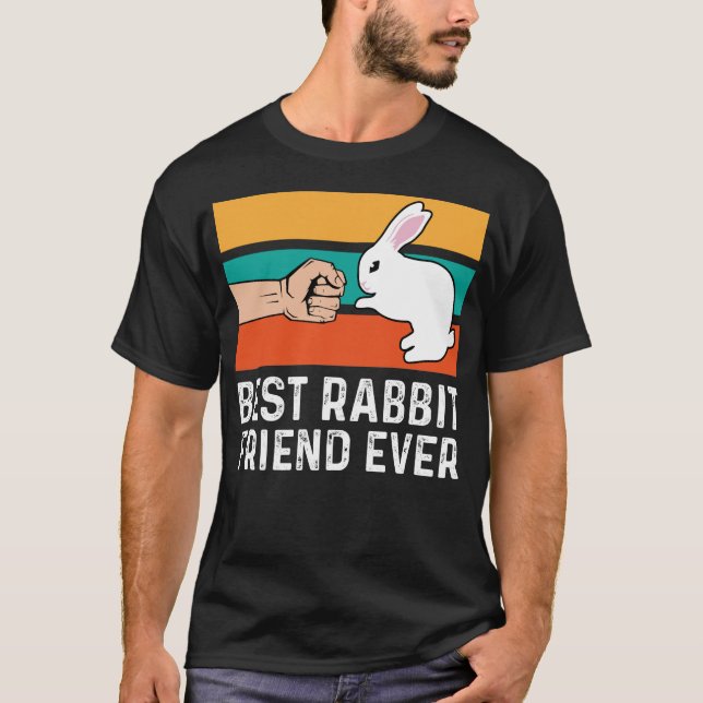 Camiseta Mejor Amigo De Conejo Que Nunca Fist Bump Cute Bun (Anverso)
