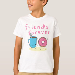 Camiseta Mejor Amigo de Donut y Coffee