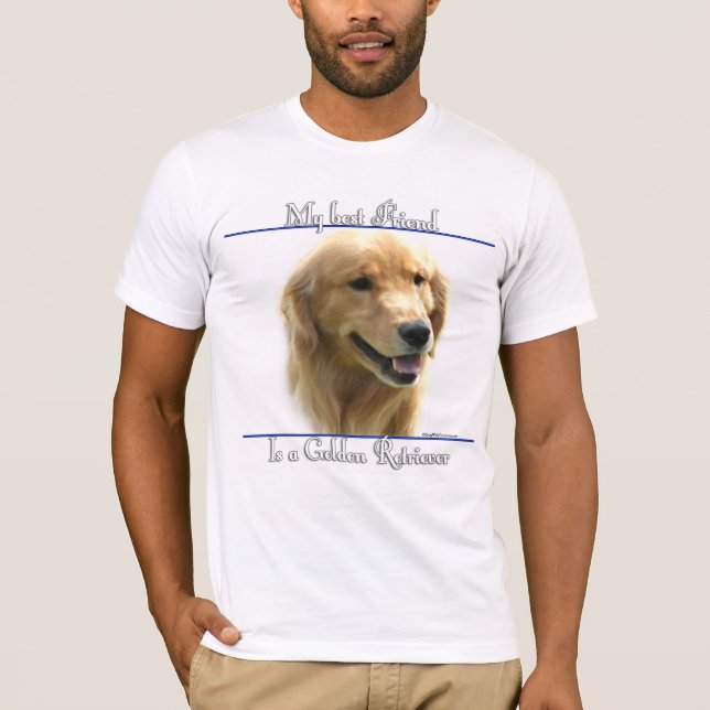 Camiseta Mejor Amigo de Golden Retriever 2 (Anverso)
