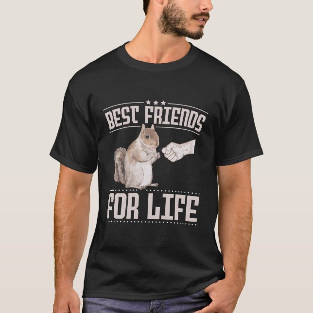 Camiseta Mejor Amigo De La Ardilla De La Vida (Anverso)