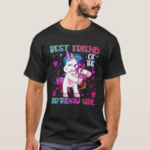 Camiseta Mejor Amigo De La Chica De Cumpleaños Que Florece 