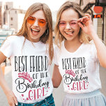 Camiseta Mejor Amigo de la Familia Personalizado Chica de C<br><div class="desc">Si buscas una manera divertida y única de mostrar tu apoyo a tu familia en el cumpleaños de tu hija, ¡no mires más allá de nuestros camisetas personalizados del equipo de cumpleaños! Estos camisetas son perfectos para celebrar con sus amigos y familiares, y hacen un gran regalo para el chica...</div>