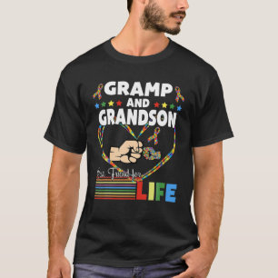 Camiseta Mejor Amigo De La Vida Autismo Gramp Y Abuelo Auté
