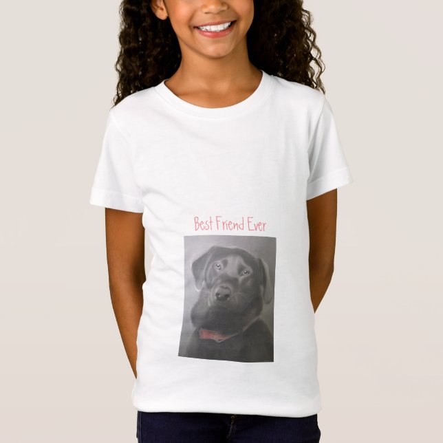 Camiseta Mejor Amigo De Labrador Recuperador (Anverso)