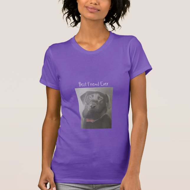 Camiseta Mejor Amigo De Labrador Recuperador (Anverso)