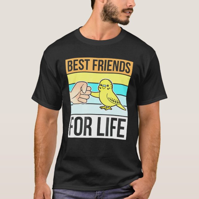Camiseta Mejor Amigo De Life Parakeet Budgie Bird Budgerig (Anverso)