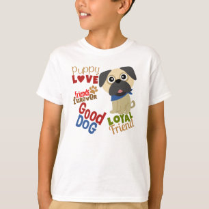 Camiseta Mejor Amigo de Pug Dog