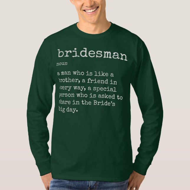 Camiseta Mejor Amigo del Boda de Novia (Anverso)