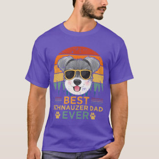Camiseta Mejor Amigo Del Día Del Padre De Schnauzer