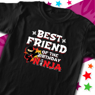 Camiseta Mejor Amigo del Nacimiento Ninja en el estilo de u